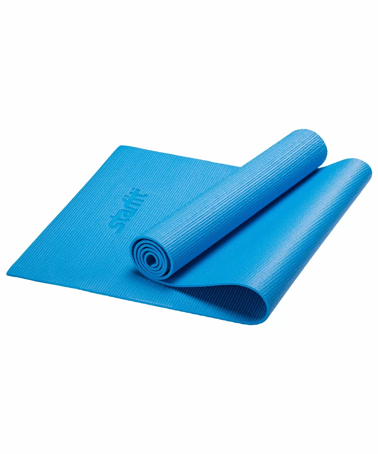 Фото Коврик для йоги 173x61x0,3 см StarFit FM-101 PVC синий 18896 со склада магазина СпортЕВ