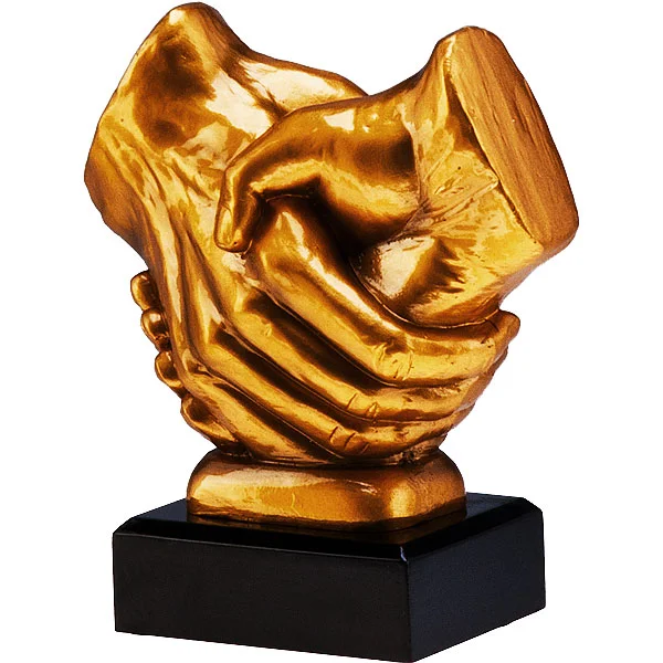 Фото Фигура RFST2089/G рукопожатие (Н-17 см) со склада магазина Спортев