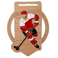 Медаль MZP 700-75/B хоккей (70х55 мм, s-3 мм)