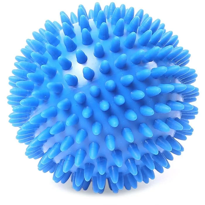 Фото Мяч массажный 6 см C33445 супер твердый ПВХ синий со склада магазина СпортЕВ