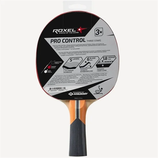 Фото Ракетка для настольного тенниса Roxel Pro Control коническая 4522 со склада магазина Спортев