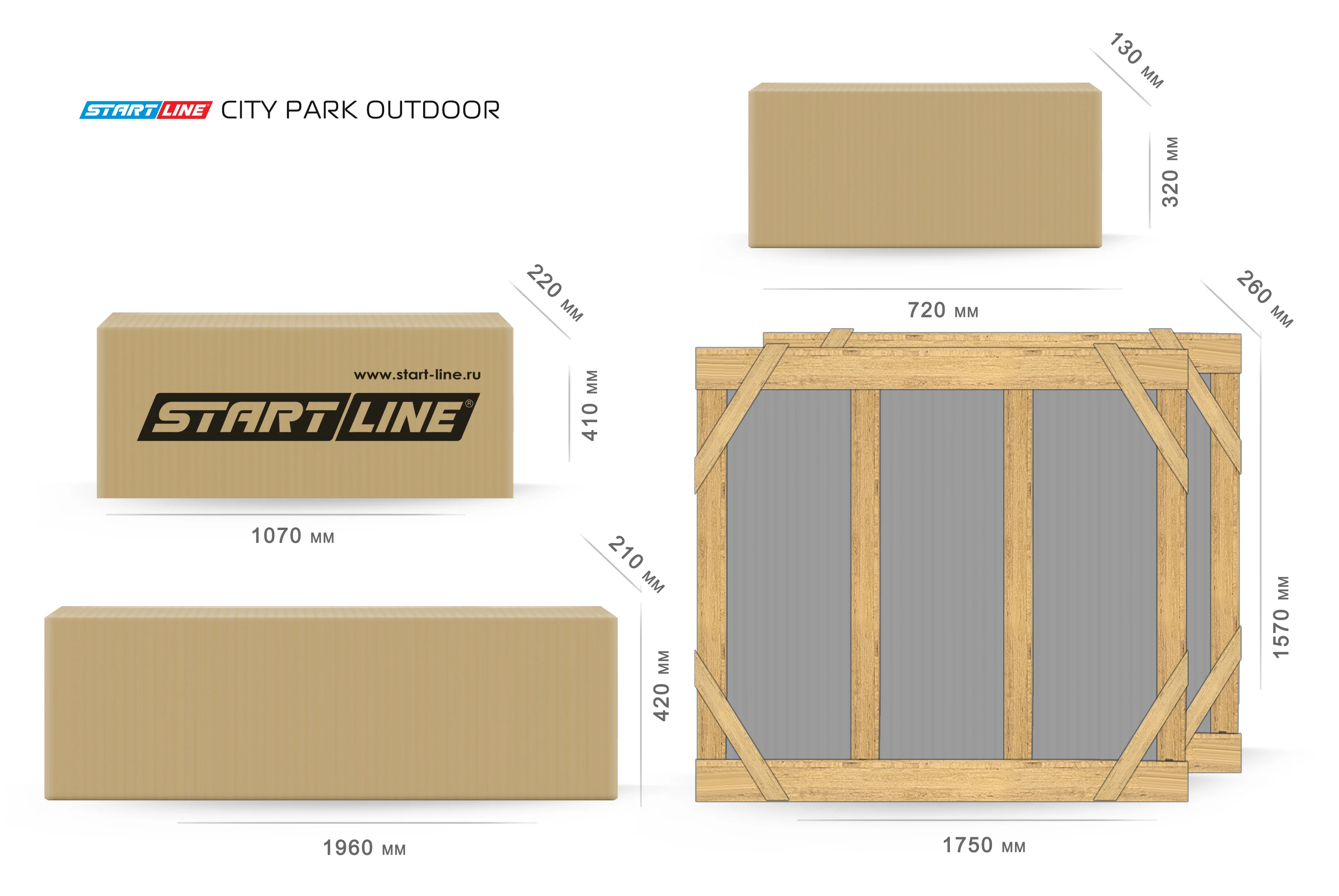Фото Стол теннисный City Park Всепогодный со склада магазина Спортев