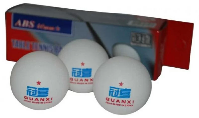 Фото Мяч для настольного тенниса YW-2001 1* (1 шт) белый со склада магазина СпортЕВ
