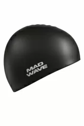 Шапочка для плавания Mad Wave Intensive Big черный M0531 12 2 01W