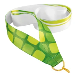 Лента для медали зеленая (1-сторонняя, 25 мм)