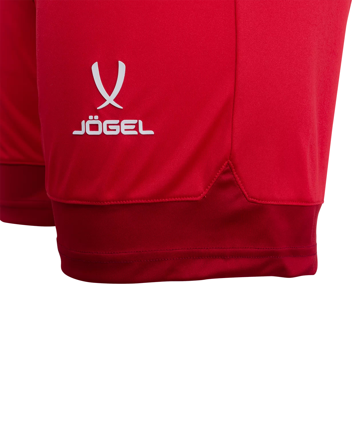 Фото Шорты игровые DIVISION PerFormDRY Union Shorts, красный/темно-красный/белый Jögel со склада магазина Спортев