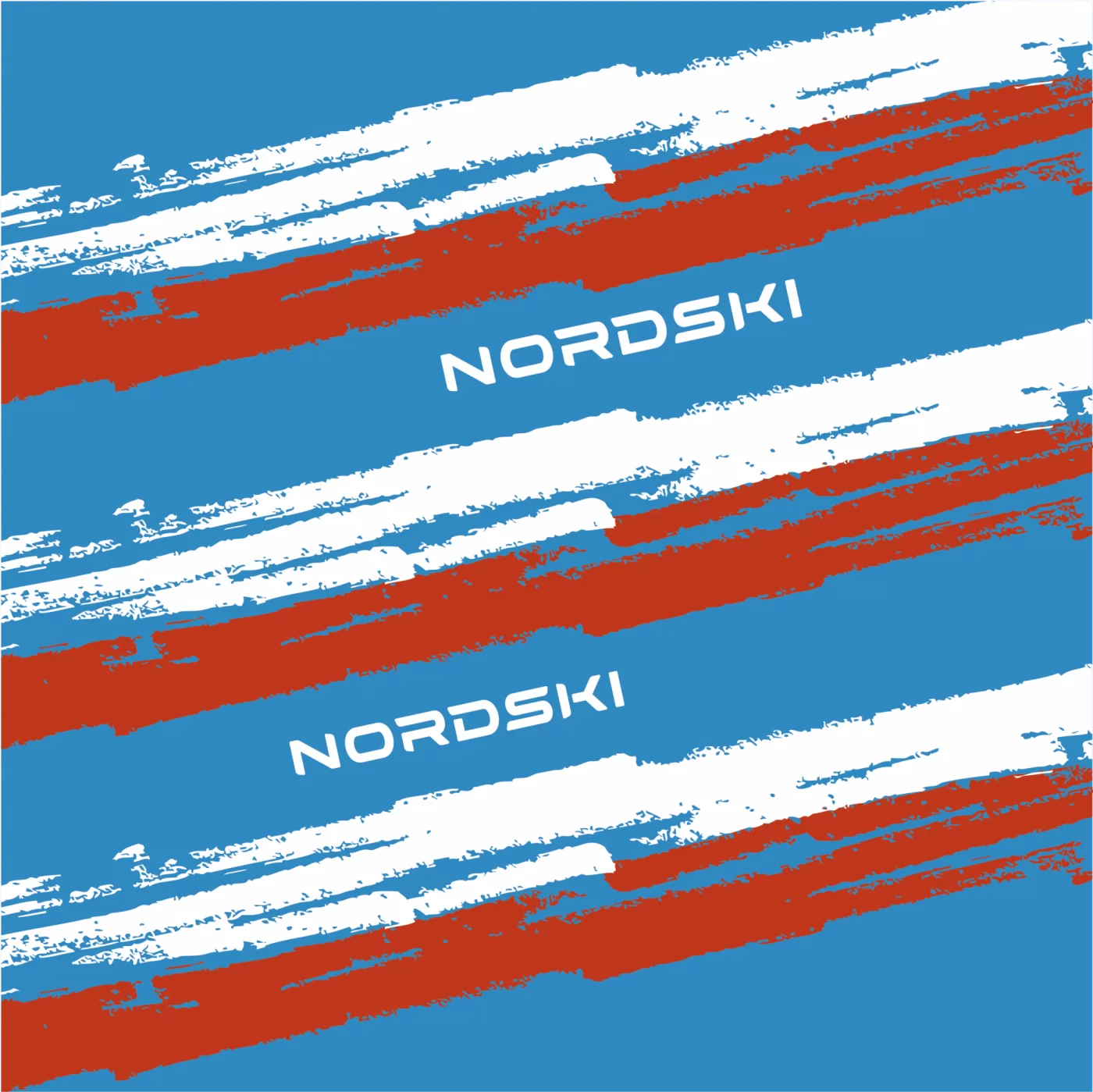 Фото Баф Nordski Stripe blue/red NSV409879 со склада магазина СпортЕВ