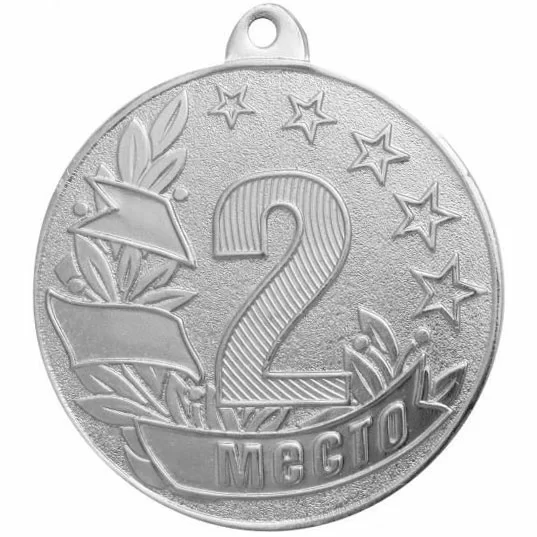 Фото Медаль MZP 46-50/SM 2место (D-50мм, s-2 мм) со склада магазина Спортев
