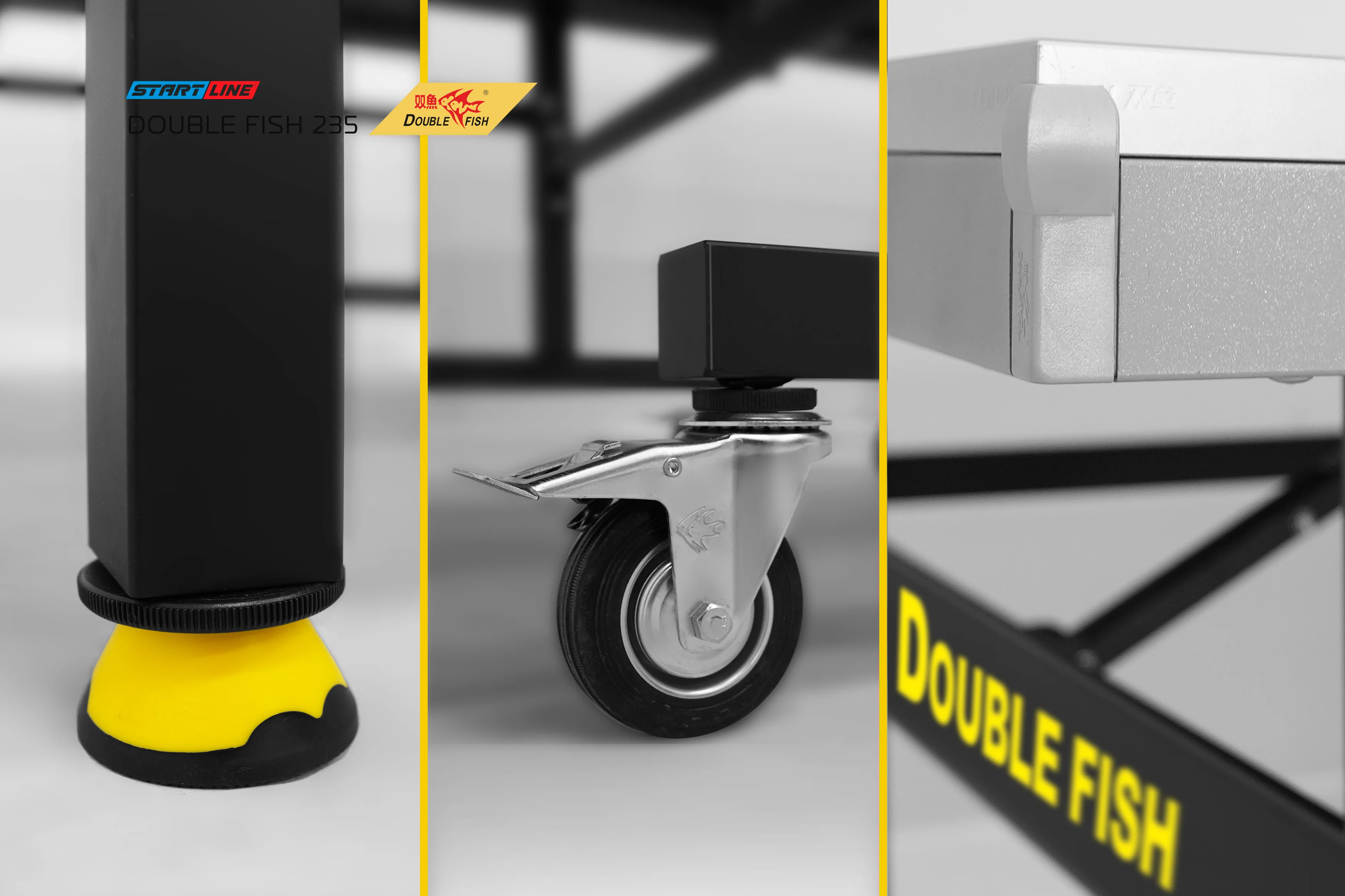 Фото Стол теннисный Double Fish 235 черный со склада магазина Спортев