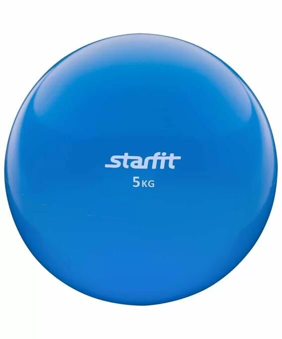 Фото Медбол 5 кг StarFit Pro GB-703 синий УТ-00008276 со склада магазина СпортЕВ
