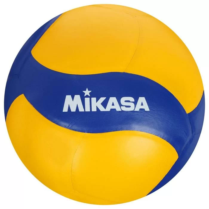 Фото Мяч волейбольный Mikasa V390W р.5 желто-синий со склада магазина СпортЕВ