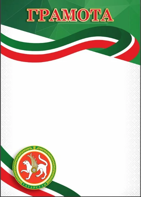 Фото Грамота 00661 Татарстан со склада магазина Спортев
