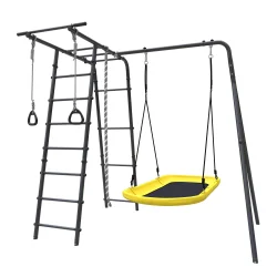 ROMANA Полянка (антрацит) (с качелями лодка) 103.26.07+1.Д-26.08