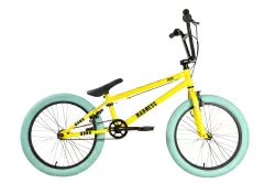 Велосипед Stark Madness BMX 1 (2024) лимонный/черный/лазурный