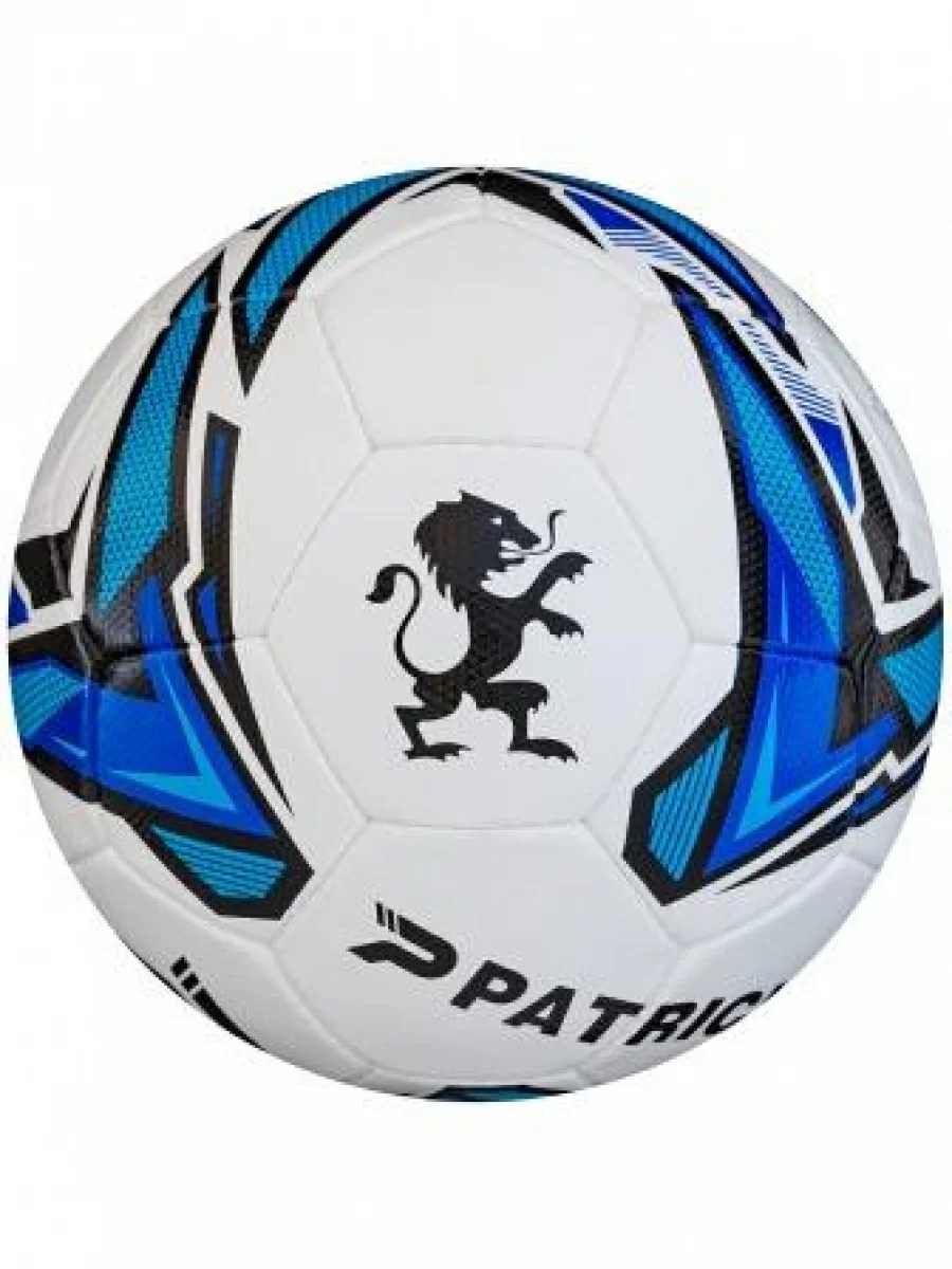 Фото Мяч футбольный Patrick №5 белый/синий со склада магазина СпортЕВ