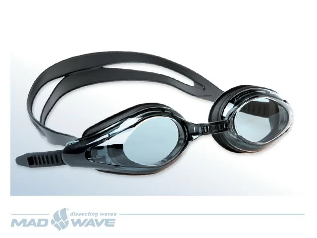 Фото Очки для плавания Mad Wave Competition Automatic black M0430 01 0 01W со склада магазина СпортЕВ
