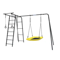 ROMANA Полянка Плюс 2 (антрацит) (с качелями лодка) 103.26.06+1.Д-26.08