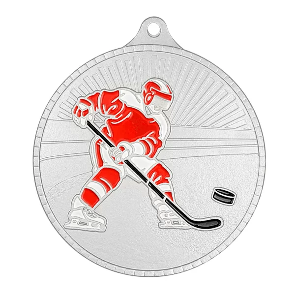 Фото Медаль MZP 583-60/S хоккей (D-60мм, s-2 мм) сталь со склада магазина Спортев