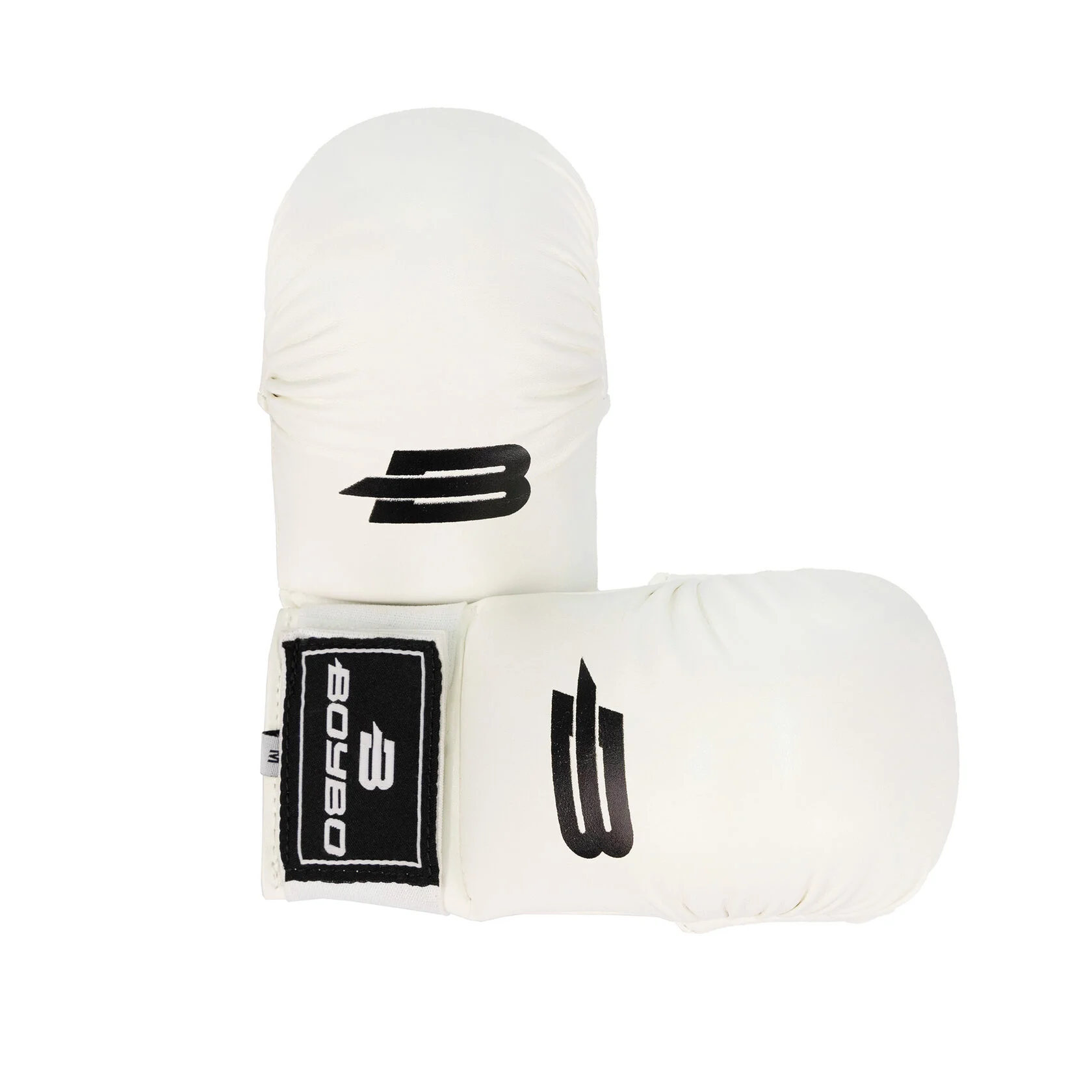 Фото Накладки карате BoyBo Nylex BO120 белые 0134 со склада магазина Спортев