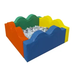 Сухой бассейн Romana «Волна» (стандартный), 300 шариков (Grey mix) ДМФ-МК-06.14.00 (стандартный)