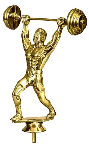 Фото Фигура F55/G тяжелая атлетика (H-15 см) со склада магазина Спортев