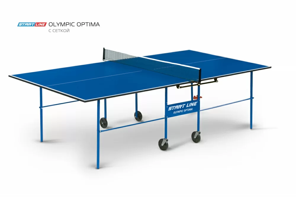 Фото Теннисный стол Start Line Olympic Optima blue со склада магазина СпортЕВ
