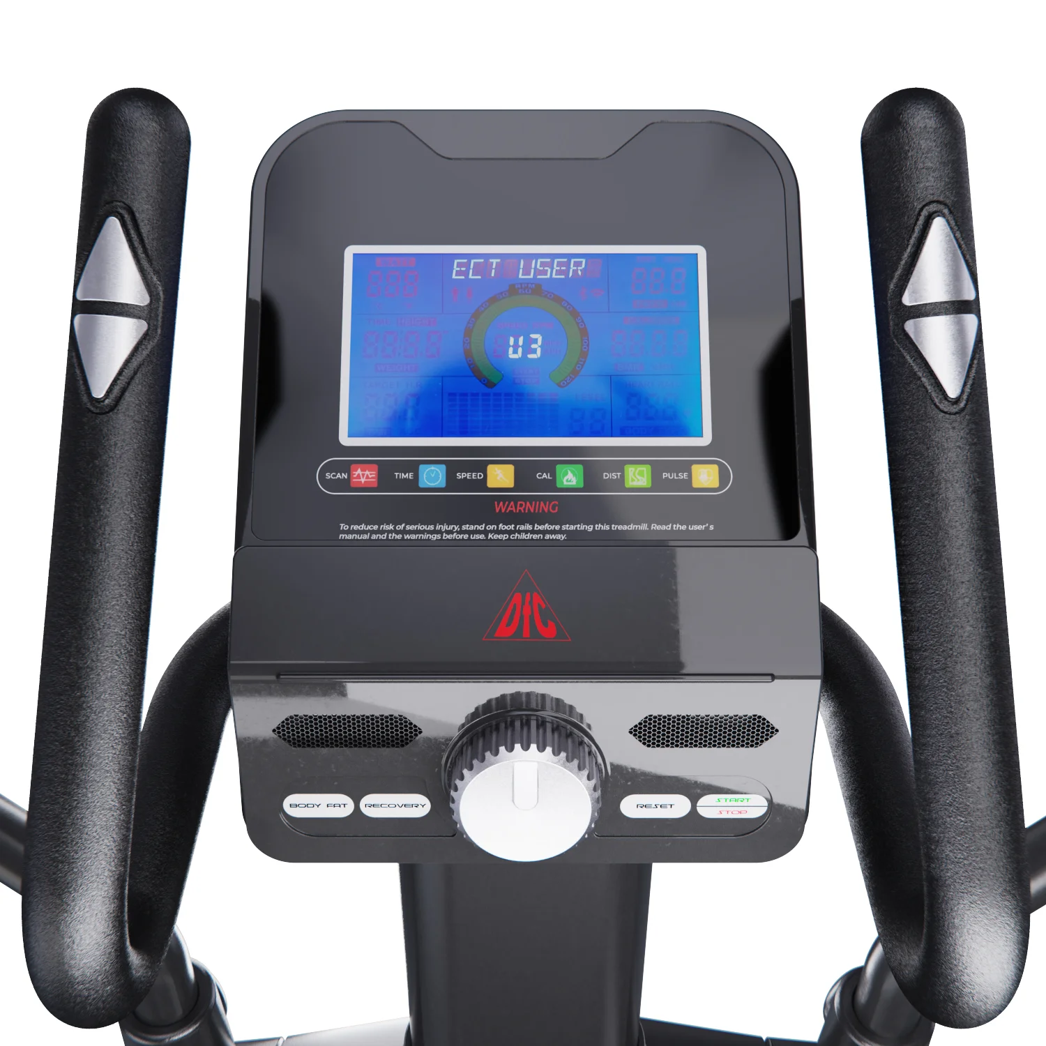 Фото Эллиптический тренажер DFC E97602 магн.эл.привод со склада магазина Спортев