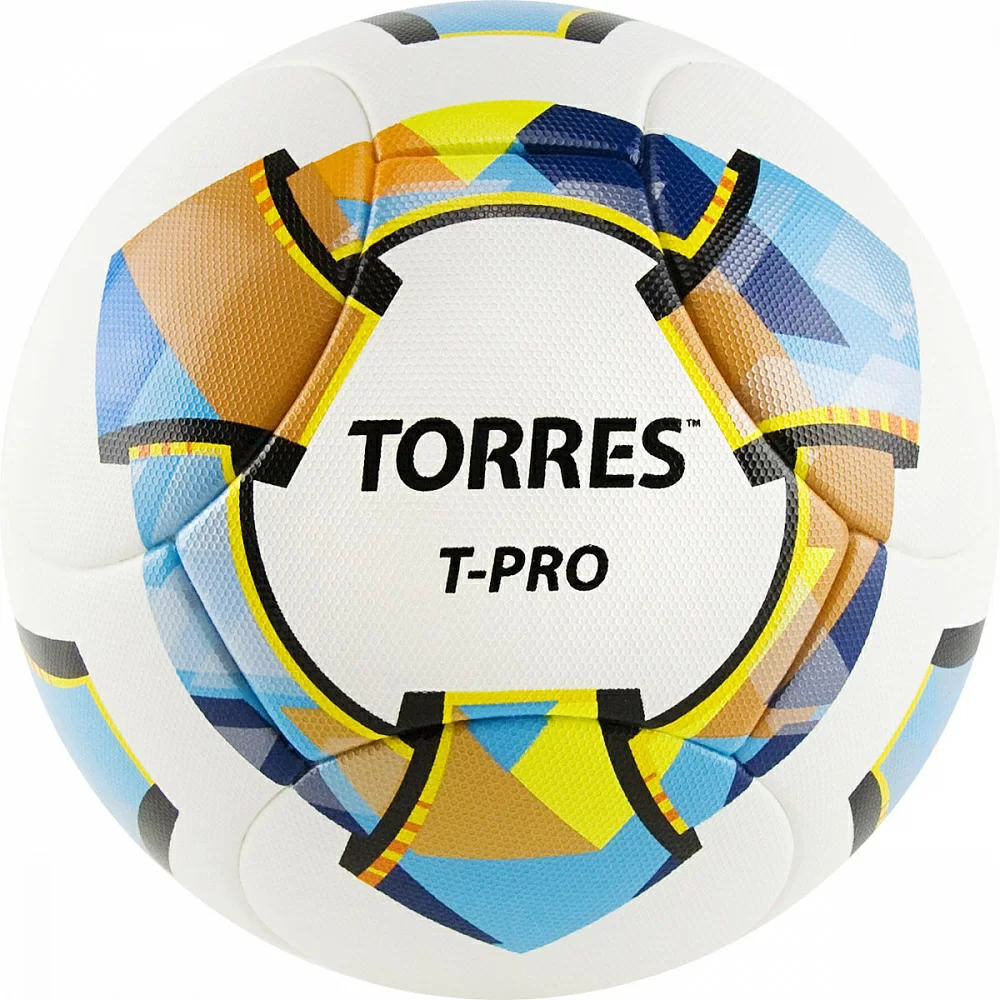 Фото Мяч футбольный Torres T-Pro №5 14 панел. PU-Microf бело-мульт F320995 со склада магазина СпортЕВ