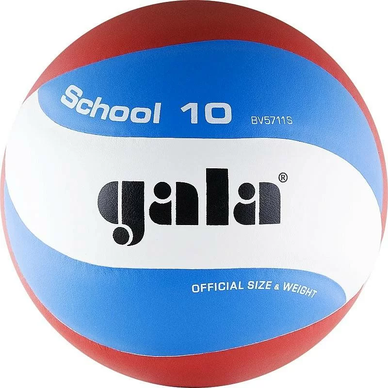 Фото Мяч волейбольный Gala School 10 р.5 синт.кожа ПУ  клеен бел-гол-кр BV5711S со склада магазина СпортЕВ