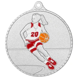 Медаль MZP 625-55/S баскетбол женский (D-55мм, s-2 мм)