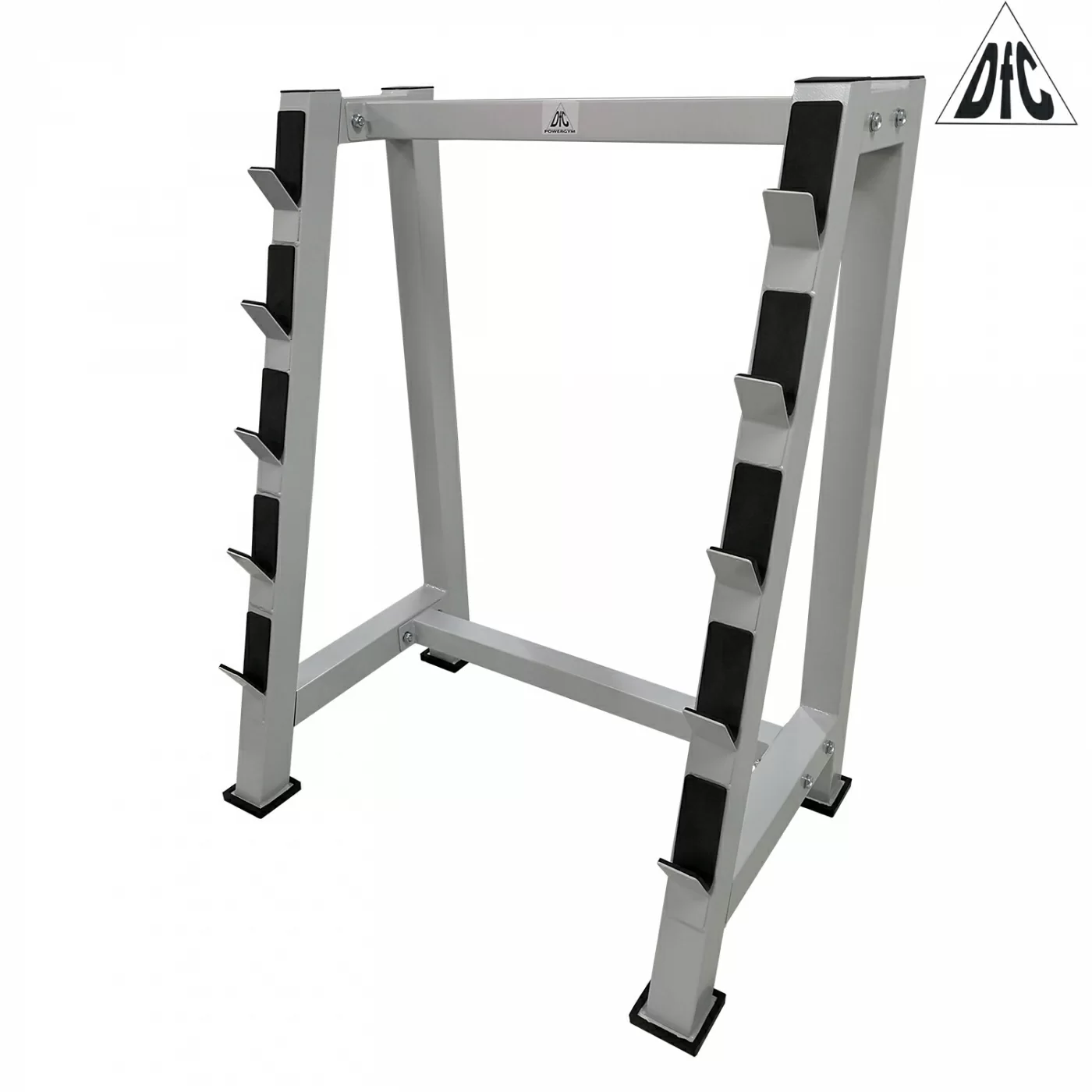 Фото Стойка для хранения 5 грифов DFC Powergym RA769G серый со склада магазина Спортев