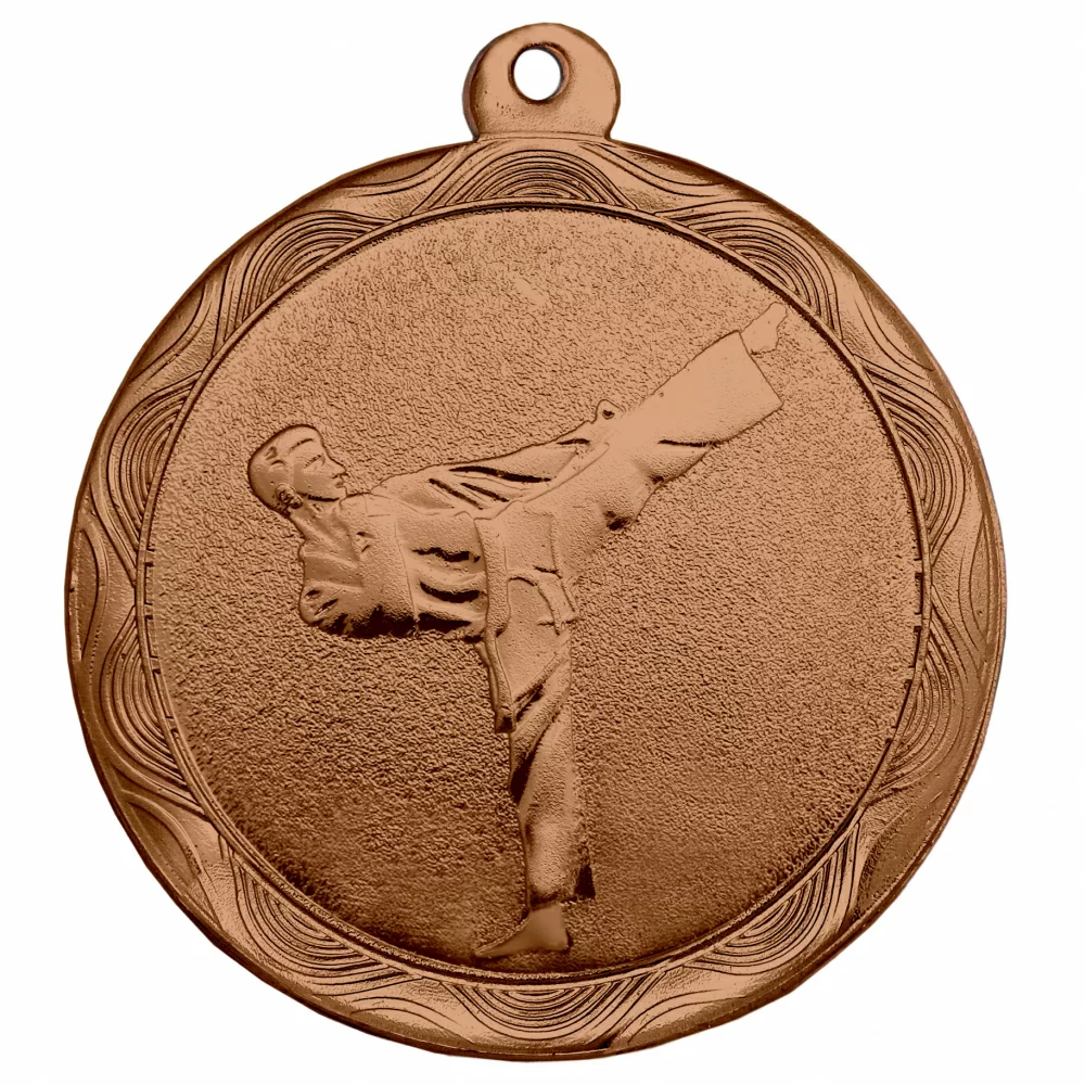 Фото Медаль MZ 62-50/В тхэквондо (D-50 мм, s-2,5 мм) со склада магазина Спортев