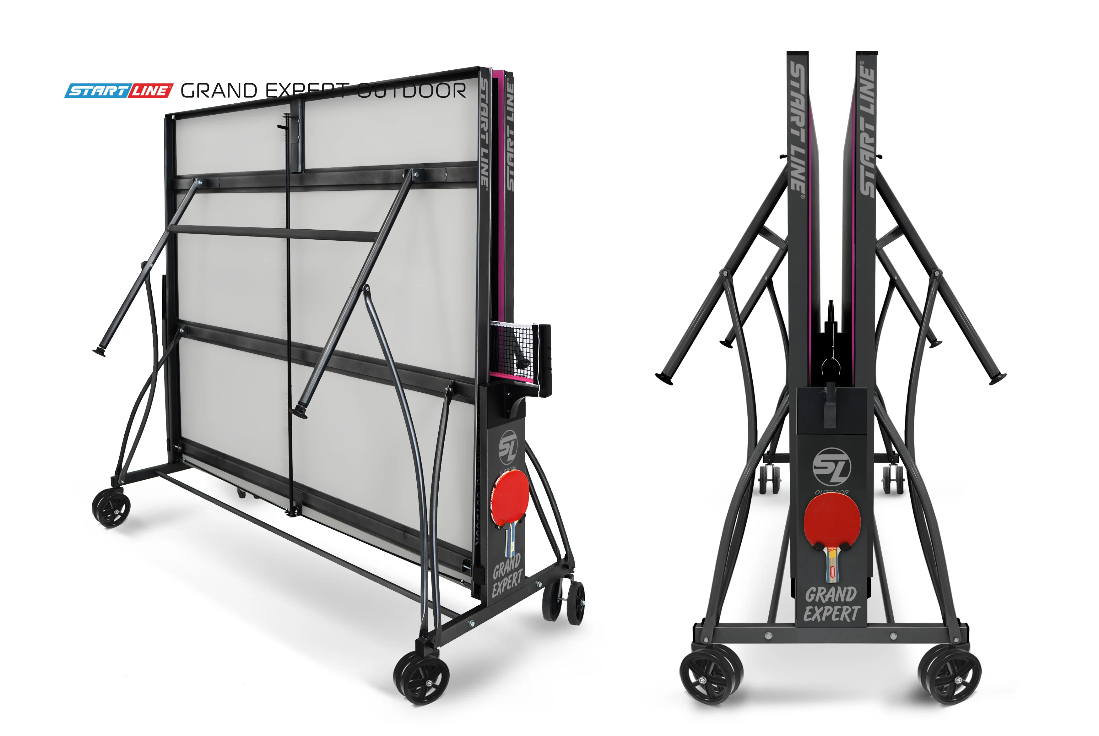 Фото Стол теннисный GRAND EXPERT 4 Всепогодный Black со склада магазина Спортев