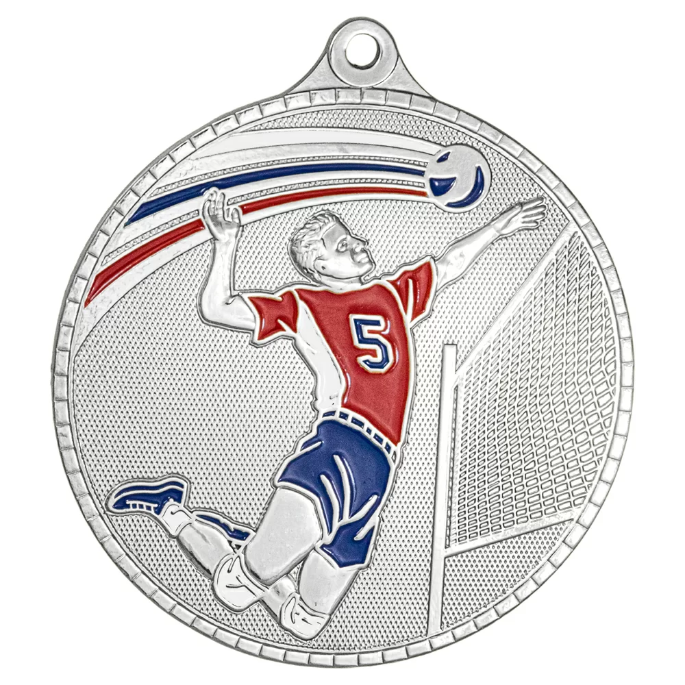 Фото Медаль MZP 394-55/S волейбол (D-55мм, s-2,5 мм) нейзильбер со склада магазина Спортев