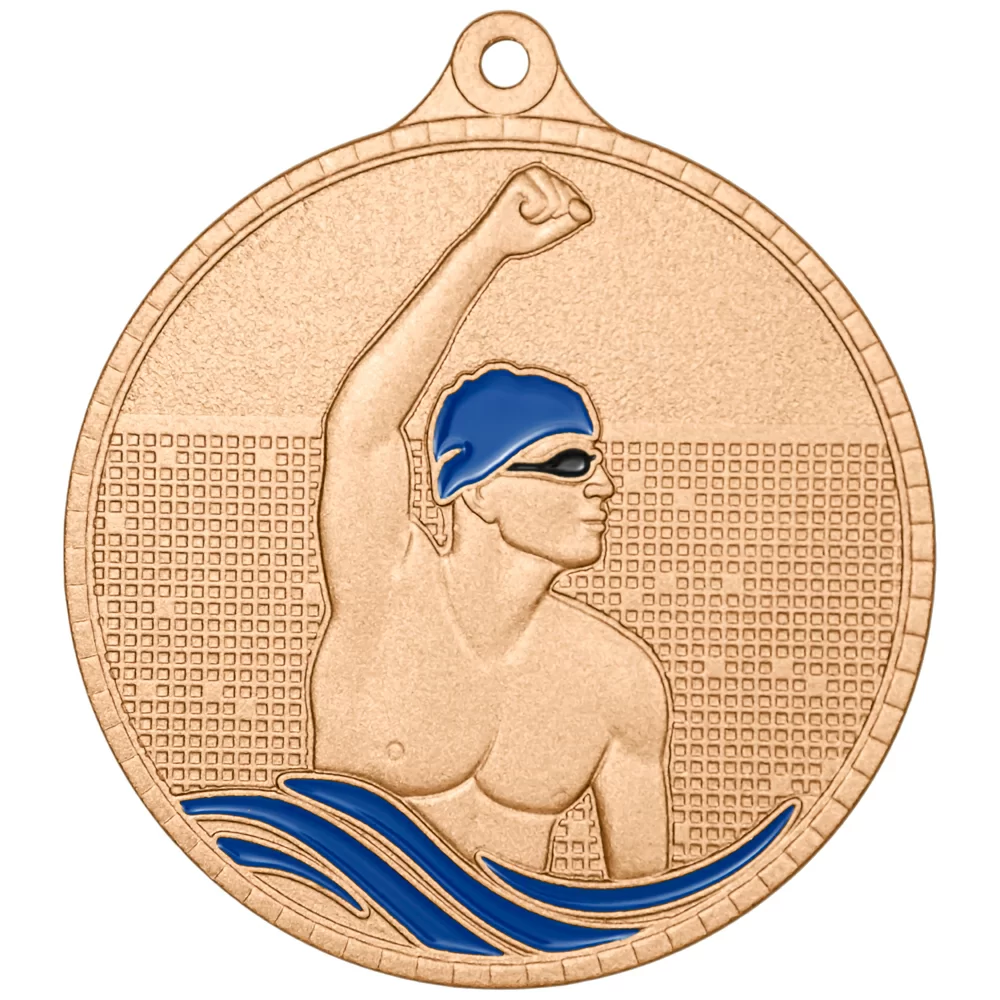 Фото Медаль MZP 604-55/В плавание (D-55мм, s-2 мм) со склада магазина Спортев
