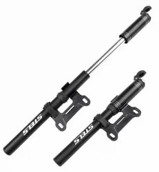 Насос Stels M19-01A телескопический алюминиевый серебристо-чёрный 320137