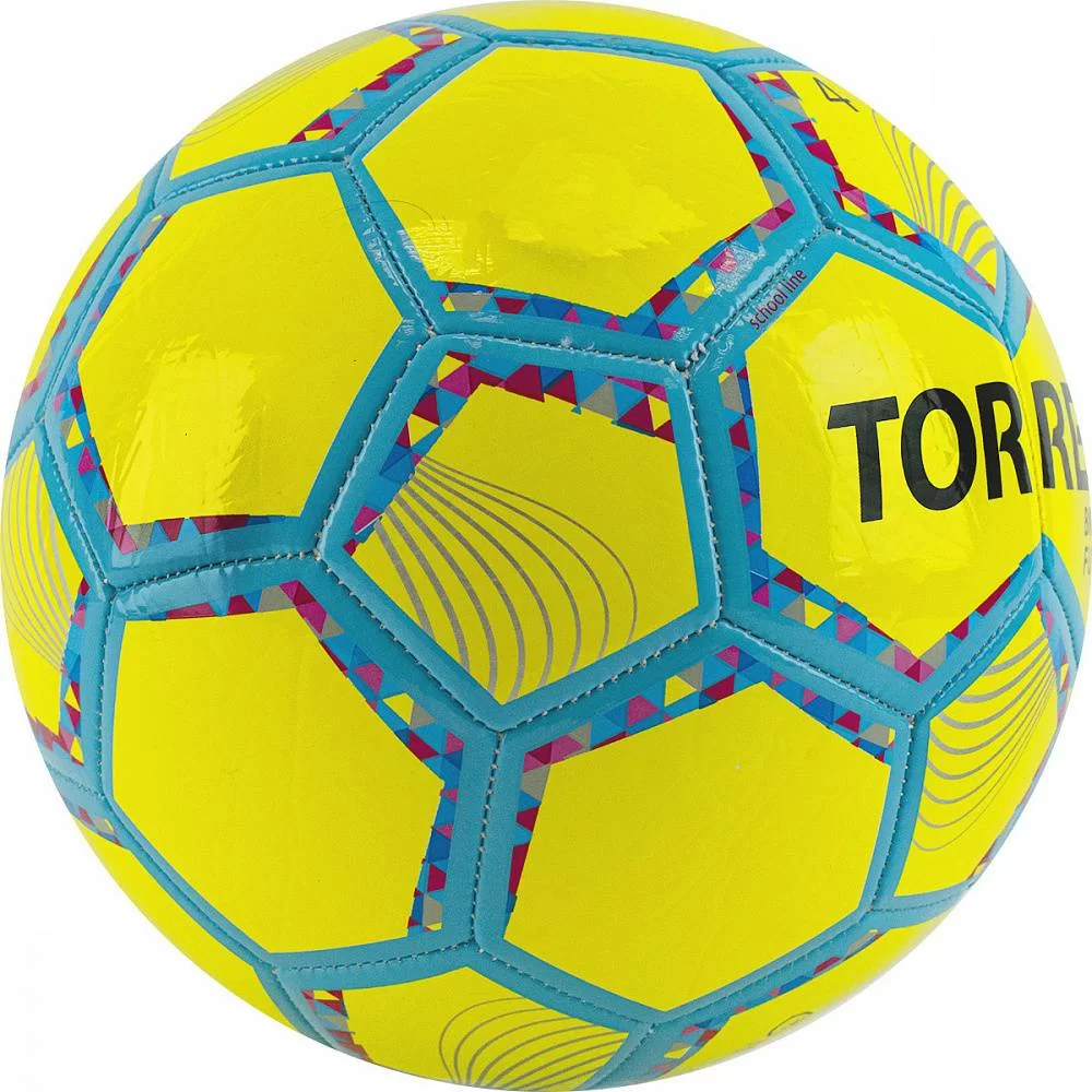 Фото Мяч футзальный Torres Futsal BM 200 №4 32 панели TPU желтый FS32054 со склада магазина Спортев