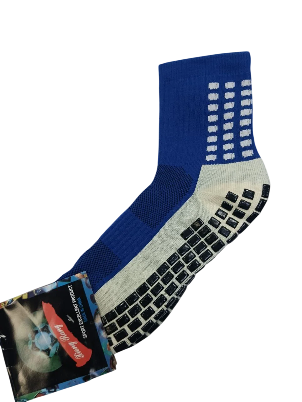 Фото Носки футбольные нескользящие синий со склада магазина Спортев