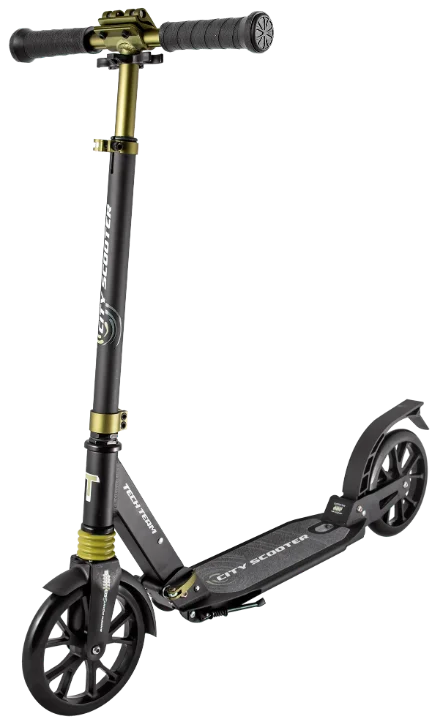 Фото Самокат TechTeam City Scooter (2024) черный со склада магазина Спортев