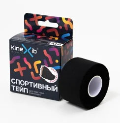 Тейп спортивный Kinexib 9,1 м * 3,8 см черный 20780