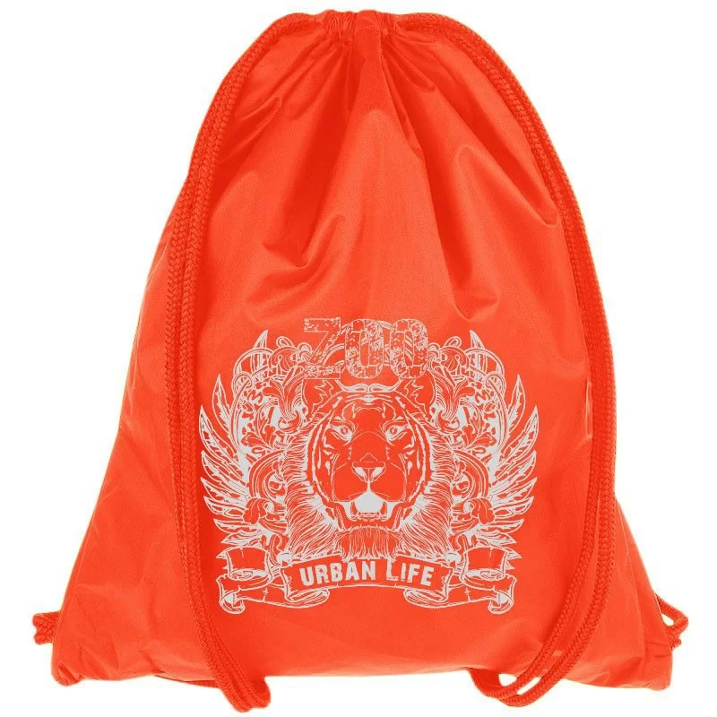 Фото Рюкзак-мешок SM-104 Lion оранжевый со склада магазина СпортЕВ