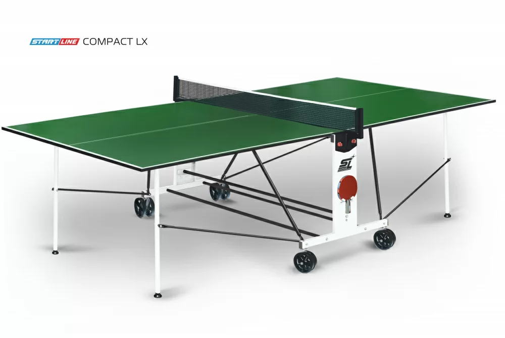 Фото Теннисный стол Start Line Compact LX green со склада магазина СпортЕВ