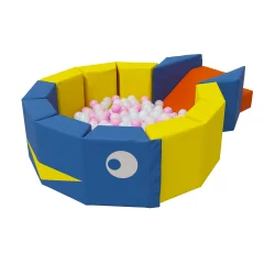 Сухой бассейн Romana «Кит» (стандартный), 300 шариков (Pink mix) ДМФ-МК-16.18.00 (стандартный)