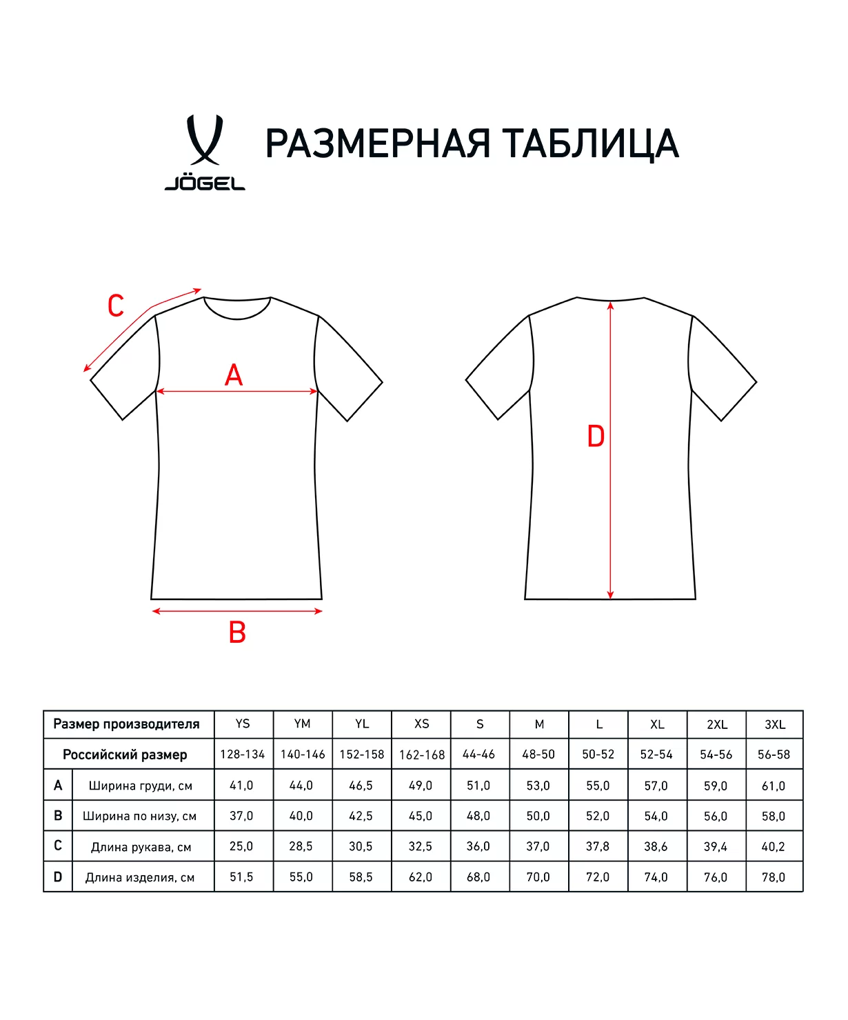 Фото Футболка игровая Camp Striped Jersey, красный/черный Jögel со склада магазина Спортев