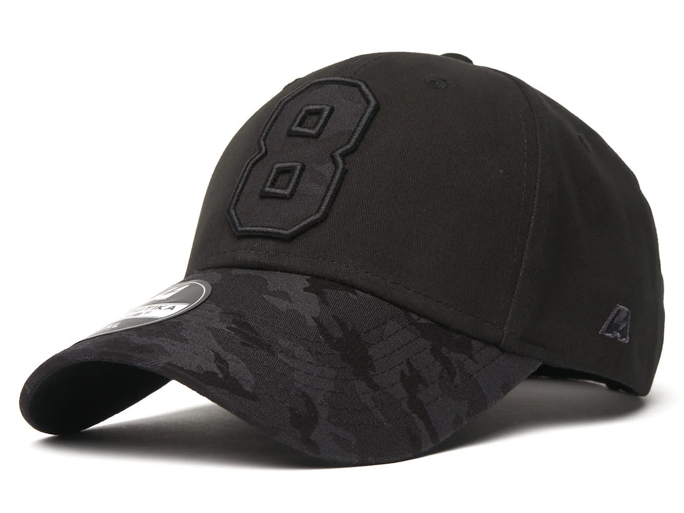 Фото Бейсболка №8 черная р.55-58 20690 со склада магазина Спортев