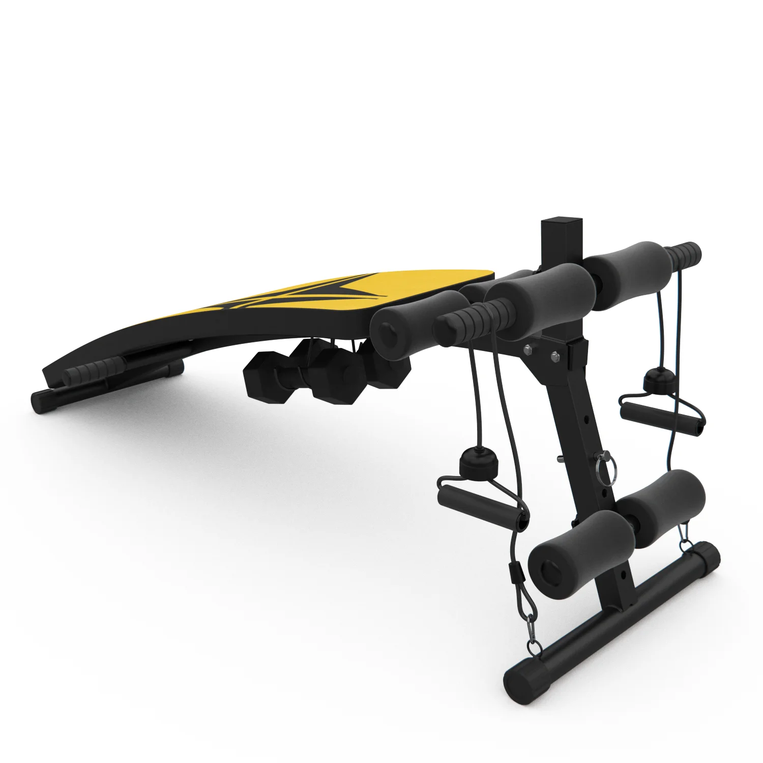 Фото Скамья для пресса DFC гантели, эспандеры D102RY со склада магазина Спортев