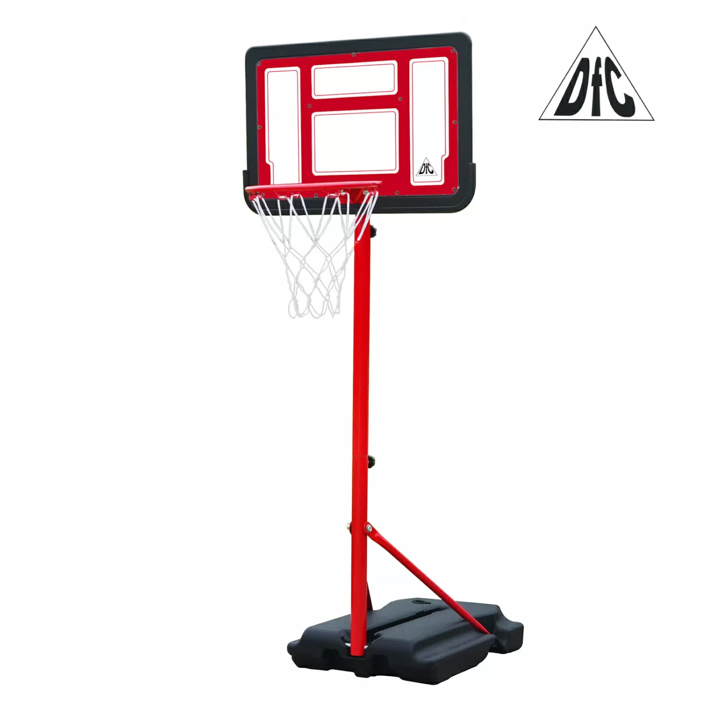 Фото Мобильная баскетбольная стойка DFC KIDSB2 п/п черн.щит со склада магазина СпортЕВ