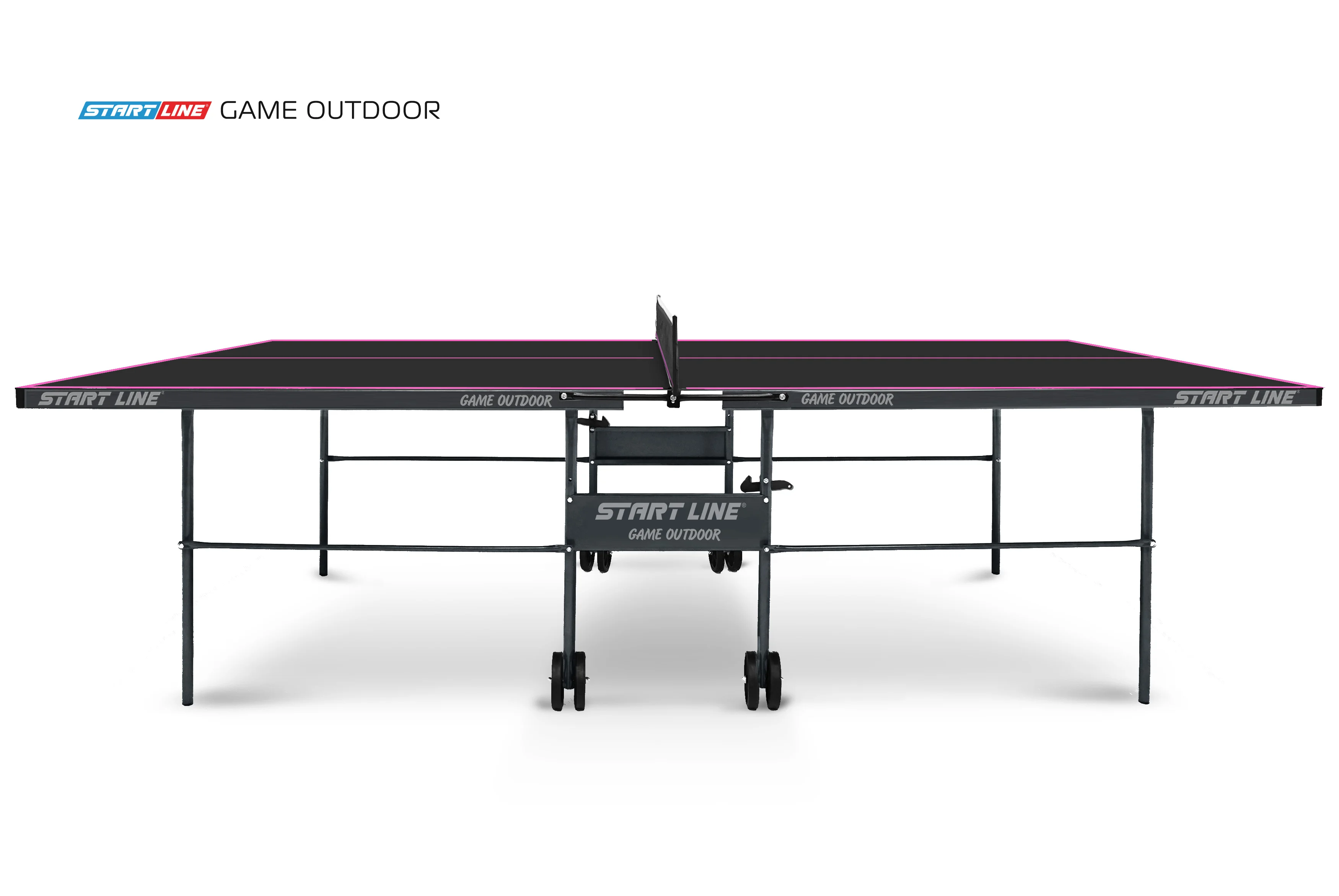 Фото Стол теннисный Game 6 Всепогодный с сеткой Black со склада магазина Спортев