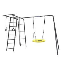 ROMANA Полянка Плюс 2 (антрацит) (с качелями гнездо) 103.26.06+1.Д-26.04