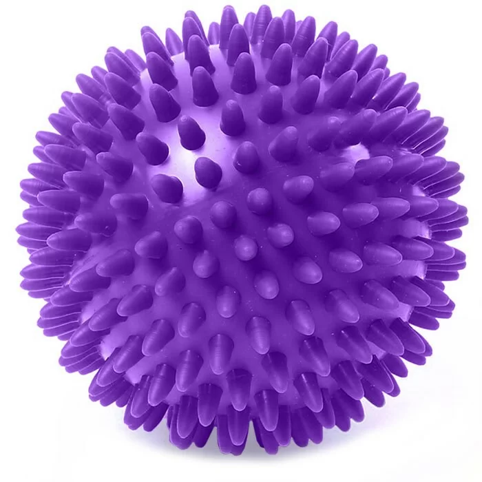 Фото Мяч массажный 6 см C33445 супер твердый ПВХ фиолетовый со склада магазина СпортЕВ